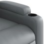 Sillón reclinable elevable cuero artificial gris de , Sillones - Ref: Foro24-3204775, Precio: 265,63 €, Descuento: %