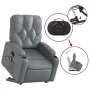 Sillón reclinable de masaje de pie cuero artificial gris de , Sillones - Ref: Foro24-3204782, Precio: 300,31 €, Descuento: %