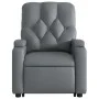 Sillón reclinable de masaje de pie cuero artificial gris de , Sillones - Ref: Foro24-3204782, Precio: 300,31 €, Descuento: %
