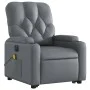 Sillón de masaje elevable eléctrico cuero sintético gris de , Sillones - Ref: Foro24-3204796, Precio: 350,91 €, Descuento: %