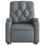Sillón de masaje elevable eléctrico cuero sintético gris de , Sillones - Ref: Foro24-3204796, Precio: 338,76 €, Descuento: %