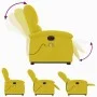 Sillón reclinable masaje eléctrico elevable terciopelo amarillo de , Sillones - Ref: Foro24-3204340, Precio: 360,71 €, Descue...