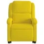 Sillón reclinable masaje eléctrico elevable terciopelo amarillo de , Sillones - Ref: Foro24-3204340, Precio: 360,71 €, Descue...