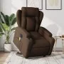 Sillón de masaje eléctrico reclinable elevable tela marrón de , Sillones - Ref: Foro24-3204522, Precio: 372,86 €, Descuento: %