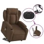 Sillón de masaje eléctrico reclinable elevable tela marrón de , Sillones - Ref: Foro24-3204522, Precio: 372,86 €, Descuento: %