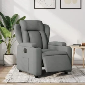 Sillón reclinable eléctrico de tela gris oscuro de , Sillones - Ref: Foro24-3204459, Precio: 294,74 €, Descuento: %