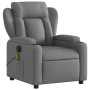 Sillón reclinable de masaje eléctrico tela gris oscuro de , Sillones - Ref: Foro24-3204471, Precio: 280,10 €, Descuento: %