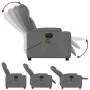 Sillón reclinable de masaje eléctrico tela gris oscuro de , Sillones - Ref: Foro24-3204471, Precio: 287,00 €, Descuento: %