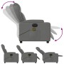 Sillón reclinable de masaje eléctrico tela gris oscuro de , Sillones - Ref: Foro24-3204471, Precio: 280,10 €, Descuento: %