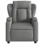 Sillón reclinable de masaje eléctrico tela gris oscuro de , Sillones - Ref: Foro24-3204471, Precio: 287,00 €, Descuento: %