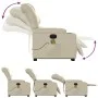 Sillón de masaje elevable eléctrico cuero sintético crema de , Sillones - Ref: Foro24-3206621, Precio: 388,31 €, Descuento: %