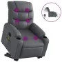 Sillón de masaje elevable eléctrico cuero sintético gris de , Sillones - Ref: Foro24-3206623, Precio: 361,04 €, Descuento: %