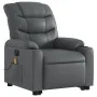 Sillón de masaje elevable eléctrico cuero sintético gris de , Sillones - Ref: Foro24-3206623, Precio: 361,04 €, Descuento: %