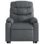 Sillón de masaje elevable eléctrico cuero sintético gris de , Sillones - Ref: Foro24-3206623, Precio: 361,04 €, Descuento: %