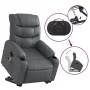 Sillón de masaje elevable eléctrico cuero sintético gris de , Sillones - Ref: Foro24-3206623, Precio: 361,04 €, Descuento: %