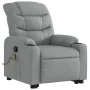 Sillón de masaje reclinable de pie de tela gris claro de , Sillones - Ref: Foro24-3206654, Precio: 350,05 €, Descuento: %
