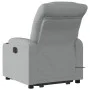 Sillón de masaje reclinable de pie de tela gris claro de , Sillones - Ref: Foro24-3206654, Precio: 350,05 €, Descuento: %