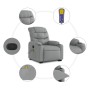 Sillón de masaje reclinable de pie de tela gris claro de , Sillones - Ref: Foro24-3206654, Precio: 328,16 €, Descuento: %