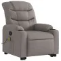 Sillón reclinable de masaje elevable tela gris taupé de , Sillones - Ref: Foro24-3206661, Precio: 327,39 €, Descuento: %