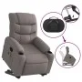 Sillón reclinable de masaje elevable tela gris taupé de , Sillones - Ref: Foro24-3206661, Precio: 327,39 €, Descuento: %