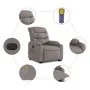 Liftable massage recliner taupe gray fabric by , Armchairs - Ref: Foro24-3206661, Price: 327,39 €, Discount: %