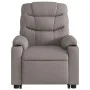 Sillón reclinable de masaje elevable tela gris taupé de , Sillones - Ref: Foro24-3206661, Precio: 327,39 €, Descuento: %