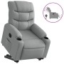Sillón eléctrico reclinable elevable de tela gris claro de , Sillones - Ref: Foro24-3206663, Precio: 318,29 €, Descuento: %