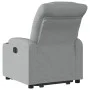 Sillón eléctrico reclinable elevable de tela gris claro de , Sillones - Ref: Foro24-3206663, Precio: 339,48 €, Descuento: %