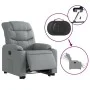 Sillón eléctrico reclinable elevable de tela gris claro de , Sillones - Ref: Foro24-3206663, Precio: 339,48 €, Descuento: %