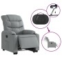 Sillón eléctrico reclinable elevable de tela gris claro de , Sillones - Ref: Foro24-3206663, Precio: 318,29 €, Descuento: %