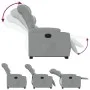 Sillón eléctrico reclinable elevable de tela gris claro de , Sillones - Ref: Foro24-3206663, Precio: 339,48 €, Descuento: %