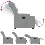Sillón eléctrico reclinable elevable de tela gris claro de , Sillones - Ref: Foro24-3206663, Precio: 318,29 €, Descuento: %