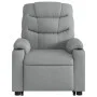 Sillón eléctrico reclinable elevable de tela gris claro de , Sillones - Ref: Foro24-3206663, Precio: 339,48 €, Descuento: %