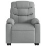 Sillón eléctrico reclinable elevable de tela gris claro de , Sillones - Ref: Foro24-3206663, Precio: 318,29 €, Descuento: %