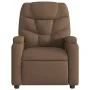 Sillón reclinable eléctrico de tela marrón de , Sillones - Ref: Foro24-3204576, Precio: 249,73 €, Descuento: %