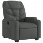 Sillón reclinable elevable de tela gris oscuro de , Sillones - Ref: Foro24-3204597, Precio: 283,41 €, Descuento: %