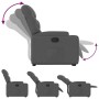Sillón reclinable elevable de tela gris oscuro de , Sillones - Ref: Foro24-3204597, Precio: 264,01 €, Descuento: %