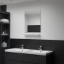 Espejo de pared con estante de vidrio templado 50x60 cm de vidaXL, Espejos - Ref: Foro24-249441, Precio: 47,01 €, Descuento: %