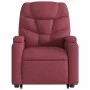 Sillón reclinable de masaje elevable tela rojo tinto de , Sillones - Ref: Foro24-3204611, Precio: 313,98 €, Descuento: %