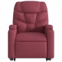 Sillón reclinable de masaje elevable tela rojo tinto de , Sillones - Ref: Foro24-3204611, Precio: 297,19 €, Descuento: %