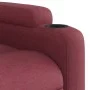 Sillón reclinable de masaje elevable tela rojo tinto de , Sillones - Ref: Foro24-3204611, Precio: 313,98 €, Descuento: %