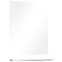 Espejo de pared con estante de vidrio templado 50x60 cm de vidaXL, Espejos - Ref: Foro24-249441, Precio: 40,67 €, Descuento: %