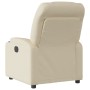 Sillón reclinable eléctrico de tela crema de , Sillones - Ref: Foro24-3204581, Precio: 242,27 €, Descuento: %