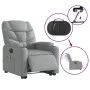 Sillón de masaje eléctrico reclinable elevable tela gris claro de , Sillones - Ref: Foro24-3204632, Precio: 349,07 €, Descuen...