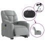 Sillón de masaje eléctrico reclinable elevable tela gris claro de , Sillones - Ref: Foro24-3204632, Precio: 326,08 €, Descuen...
