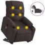 Sillón masaje eléctrico reclinable elevable tela marrón oscuro de , Sillones - Ref: Foro24-3206677, Precio: 394,53 €, Descuen...