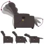 Sillón masaje eléctrico reclinable elevable tela marrón oscuro de , Sillones - Ref: Foro24-3206677, Precio: 394,53 €, Descuen...