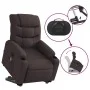 Sillón masaje eléctrico reclinable elevable tela marrón oscuro de , Sillones - Ref: Foro24-3206677, Precio: 394,53 €, Descuen...