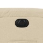 Sillón reclinable eléctrico de tela crema de , Sillones - Ref: Foro24-3205187, Precio: 241,99 €, Descuento: %