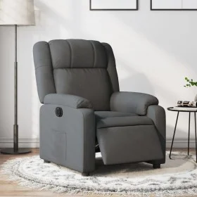 Dark gray fabric electric recliner. by , Armchairs - Ref: Foro24-3205179, Price: 252,42 €, Discount: %
